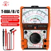 2022New Pointer Multimeter T88A T88B T88C AC/DC 2500V Volt-Ammeter Analog Multimetro Resistor Tester With Coat Electrician Tools 1