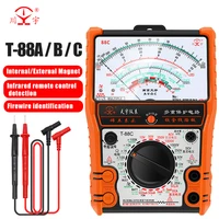 2022New Pointer Multimeter T88A T88B T88C AC/DC 2500V Volt-Ammeter Analog Multimetro Resistor Tester With Coat Electrician Tools 1