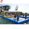10x5m Air Tight Water Floating Inflatable Football Field Beach Inflatable Volleyball Court For Sale 3