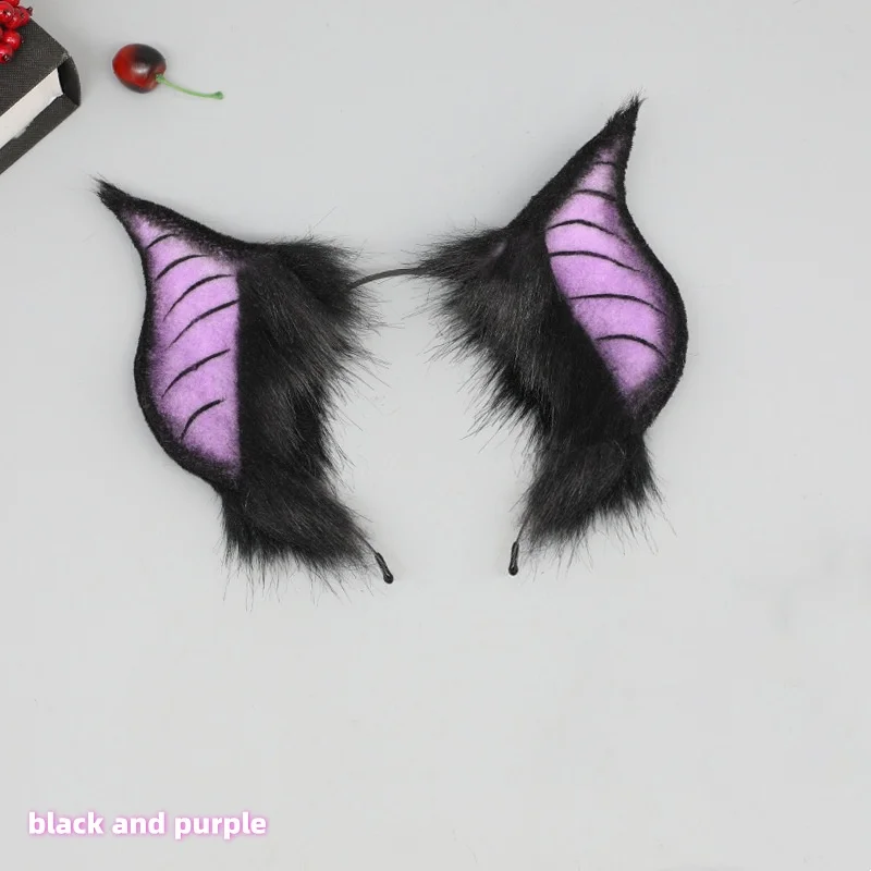 2024 New Simulation Plush Furry Bat Ears Devil Sweetheart  display picture 1