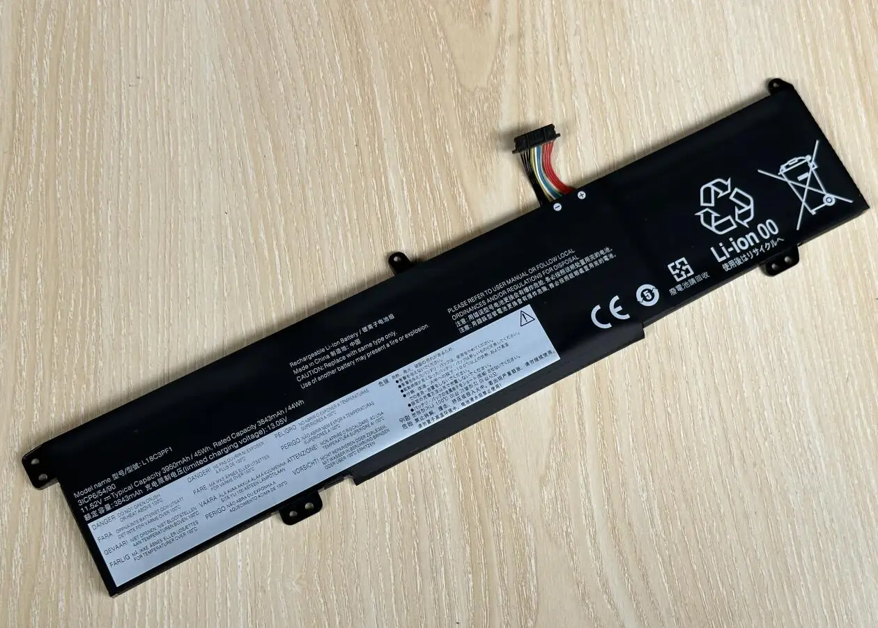 Bateria do Portátil para Lenovo Ideapad L18c3pf1 L18m3pf1 L34015irh L340-17irh Gaming Series 5b10t04975 11.52v 45wh - Imagem 6
