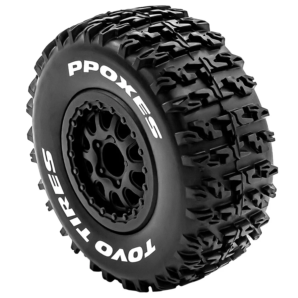 4PCS 112MM 112*45MM 12MM Hex 1/10 Short Course Truck Buggy Tires Tyre Wheel For