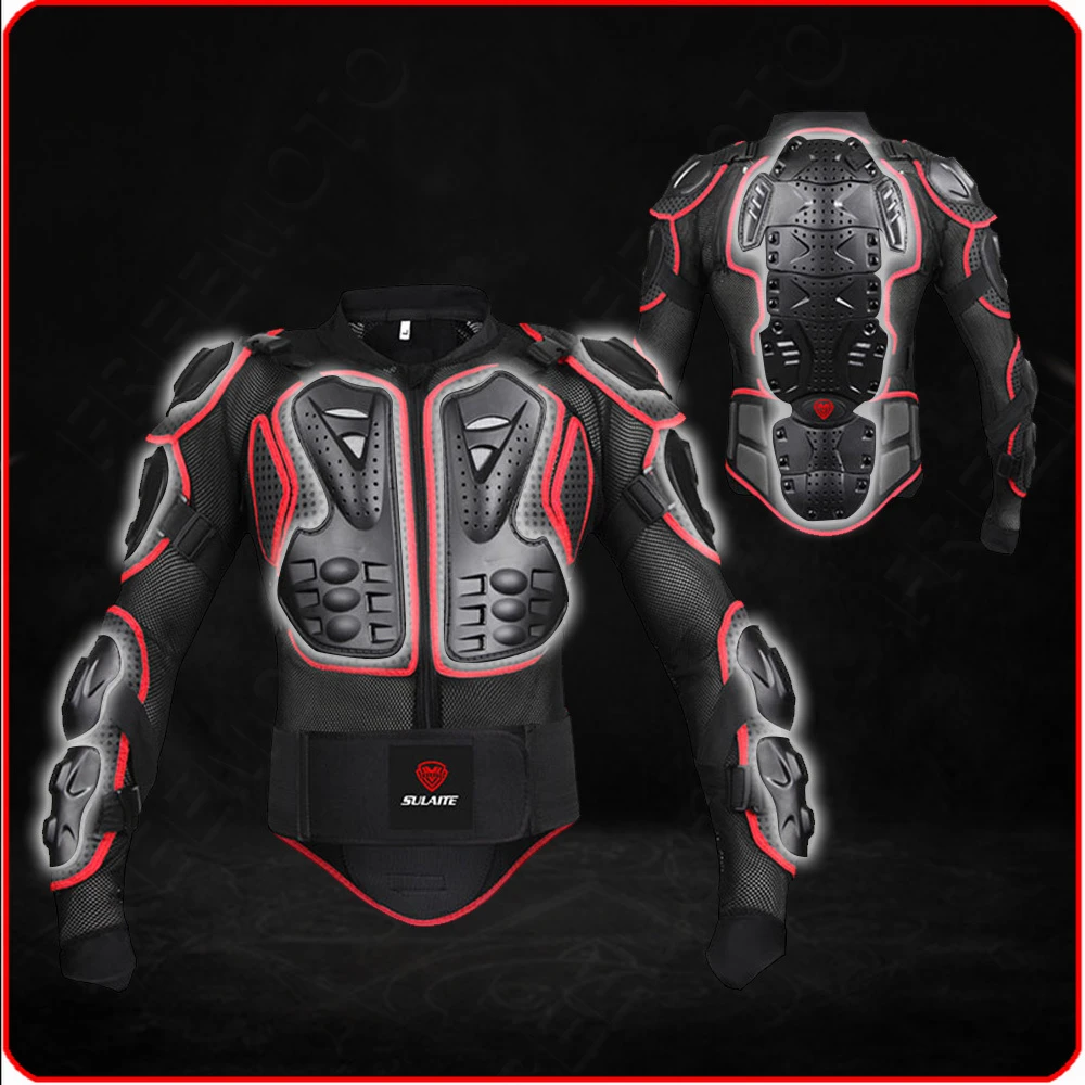 SULAITE Chaqueta de motocicleta para hombre y mujer, traje protector anticaída, chaqueta de carreras de Motocross, protección para el cuerpo| | AliExpress