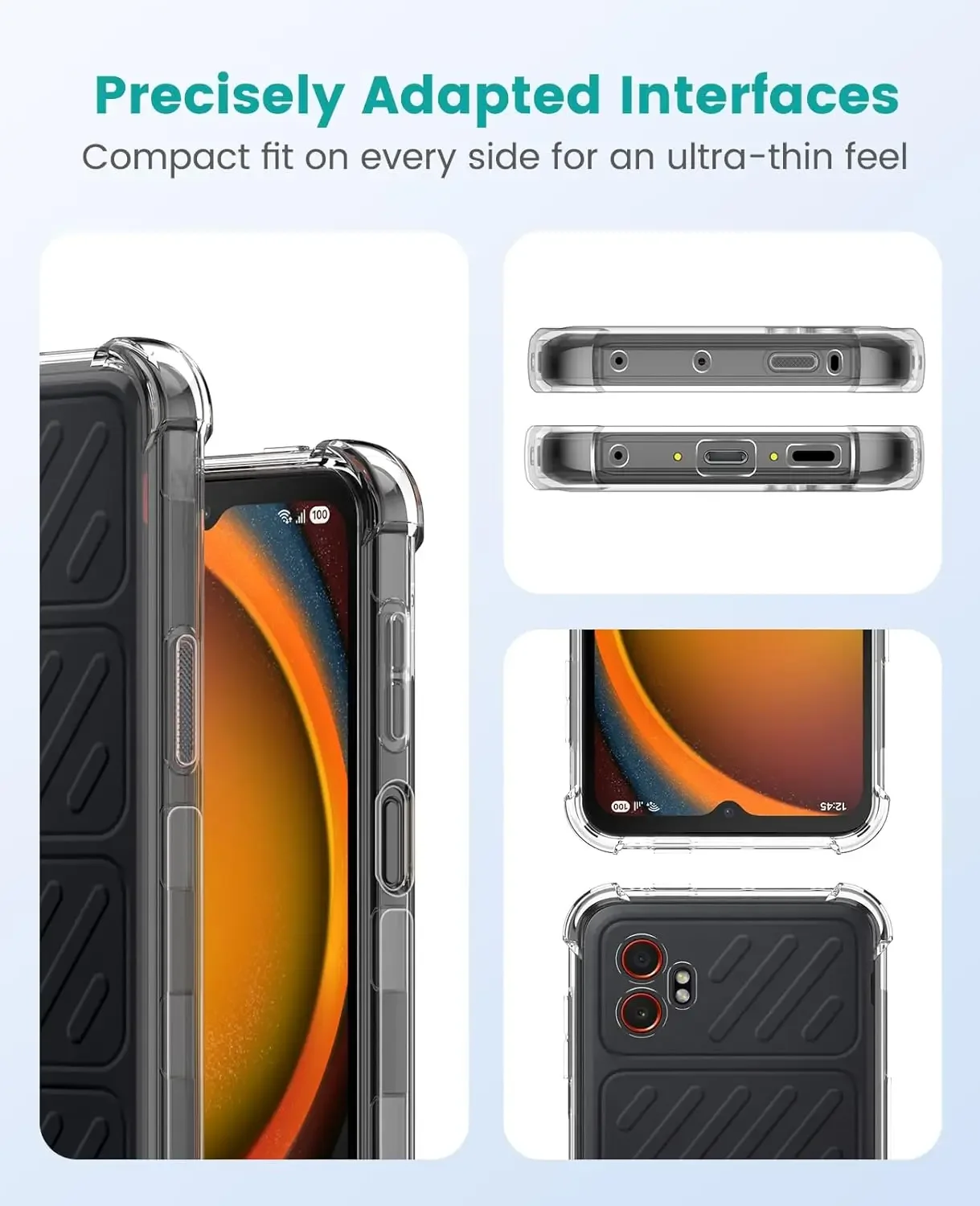 Shockproof Full Protection TPU Airbag Back Phone Case Cover