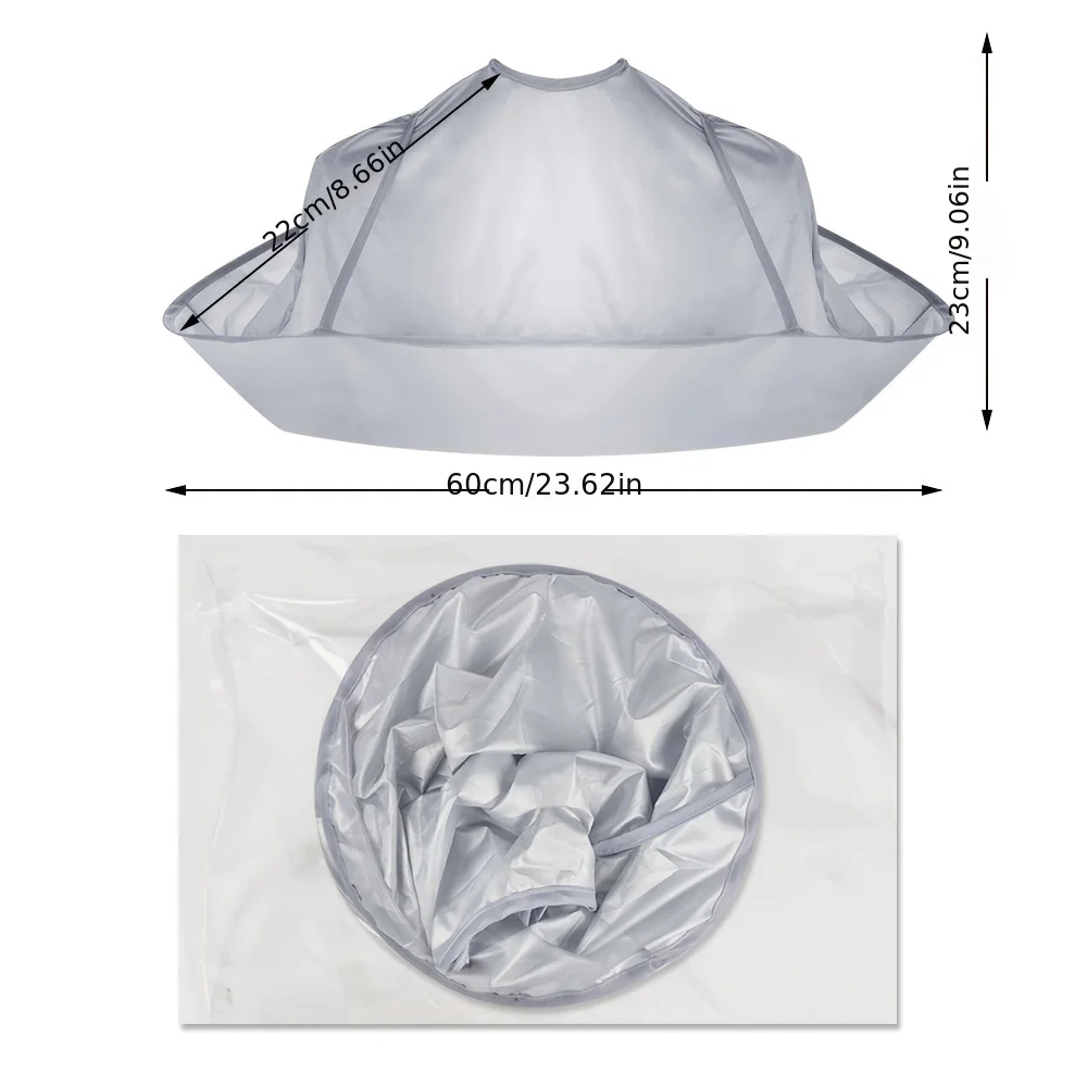 1pc DIY Hair Cutting Cloak Umbrella Cape Cutting Cloak Wrap Hair Shave Apron Barber Gown Cover Household Cleaning Protector haircut cape hairdressing cape beauty salon apron hairdressing bibs