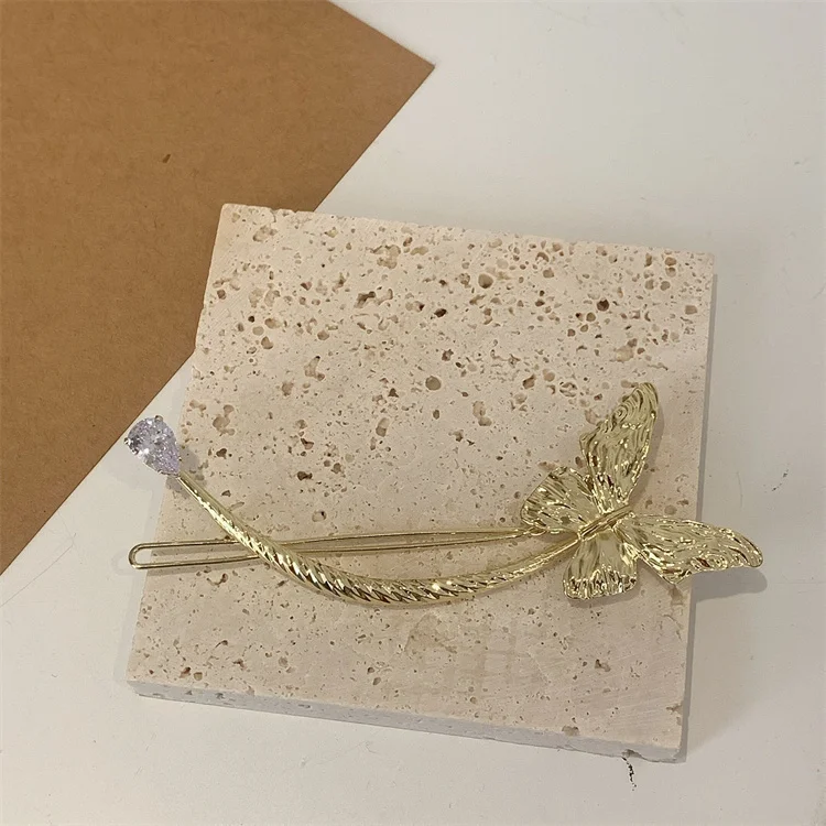Koreanische Metall Geometrische Perle Haar Clips Haarnadeln Mode Süße Pferdeschwanz Clip Barrettes Grips Headwear Frauen Haar Zubehör – Detail 25