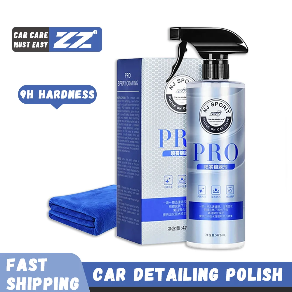 Car Coating Agent Spray 9H Hardness Car Detailing Ceramic Coating