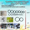 419 قطعة 32 أحجام متري O-حلقة عدة النتريل المطاط الأختام O خواتم غسالة لحنفية السباكة المهنية السيارات جوانات
