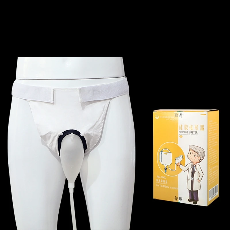 Portable Urinary Incontinence Silicone Urine Collector Breathable Comfort 3 Type Optional for Men Women Old Men Atrophy