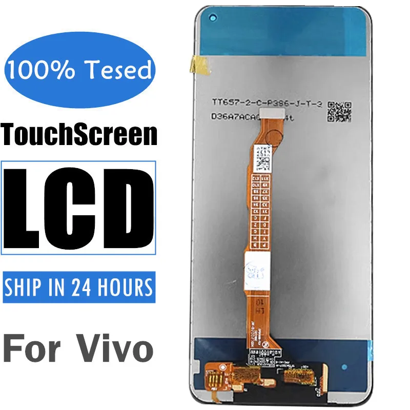 

Black Cellphone Complete LCD Screen For VIVO Z6 Mobile Phone TFT Display Panel TouchScreen Digitizer Repair