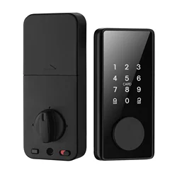 Smart Deadbolt Locks Digital Tuya App Biometric Fingerprint Password Keyless Electronic Locks front Door Alexa Keypad Lock