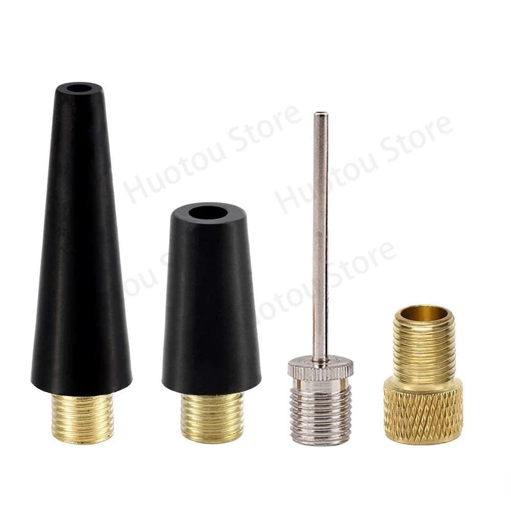 Tire Valve Adapter Ball Pump Needle Balloon Nozzle Inflation Kit for Xiaomi Air Pump and Other Compatible Electric Inflator 1Set