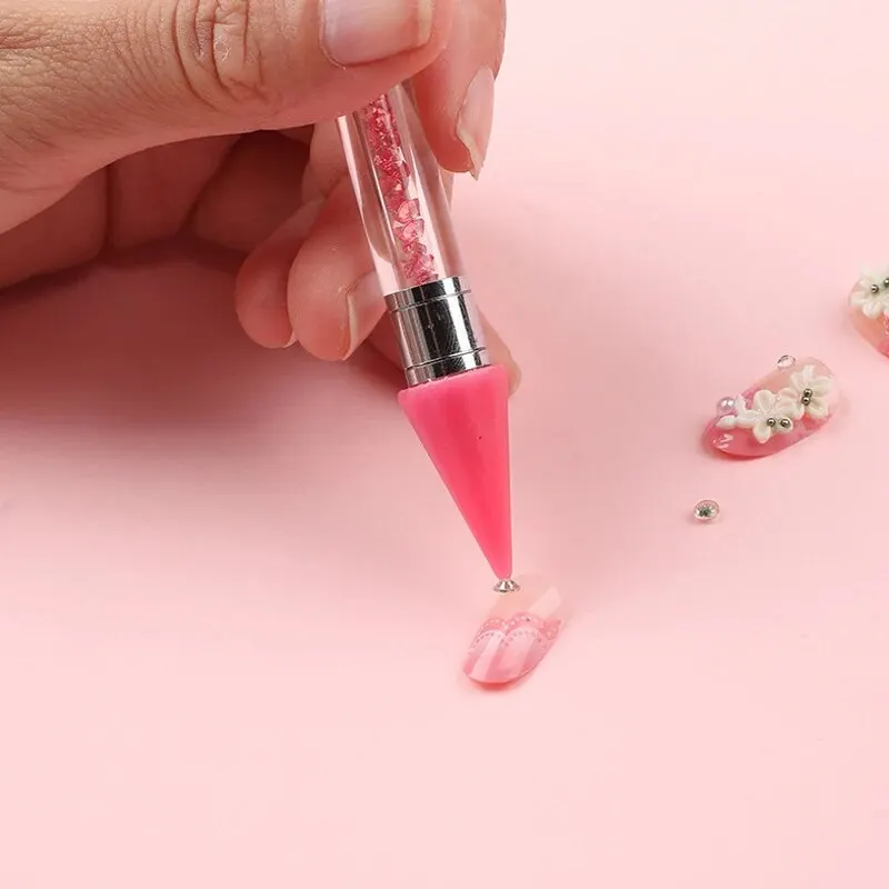 Box Set Multifunctional Detachable Wax Head Nail Rhinestone Dotting Pen Crystal Pickup Painting Nail Art Decoration Tools nail art pen nail art picking tools rhinestone picker pen nail art tools rhinestone picking tool