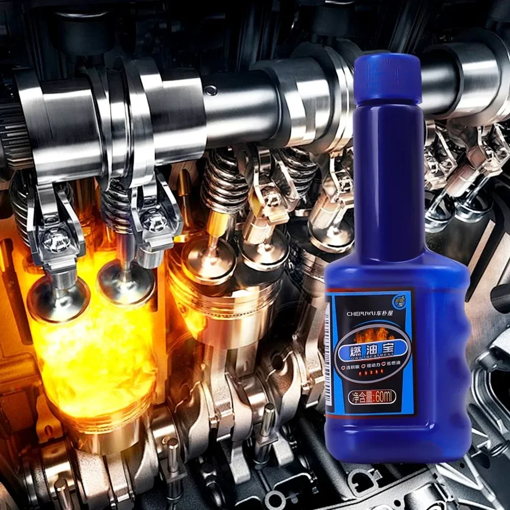 Fuel Treasure Gasoline Additive 2 in 1 Car Engine Three Way Catalytic Converter Cleaning Carbon Removal Agent Fuel Saver Cleaner