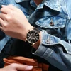REWARD Big Dial Mens Watches Top Luxury Brand Sport Waterproof Watch Men Chronograph Quartz Clock Automatic Date WristWatches 4