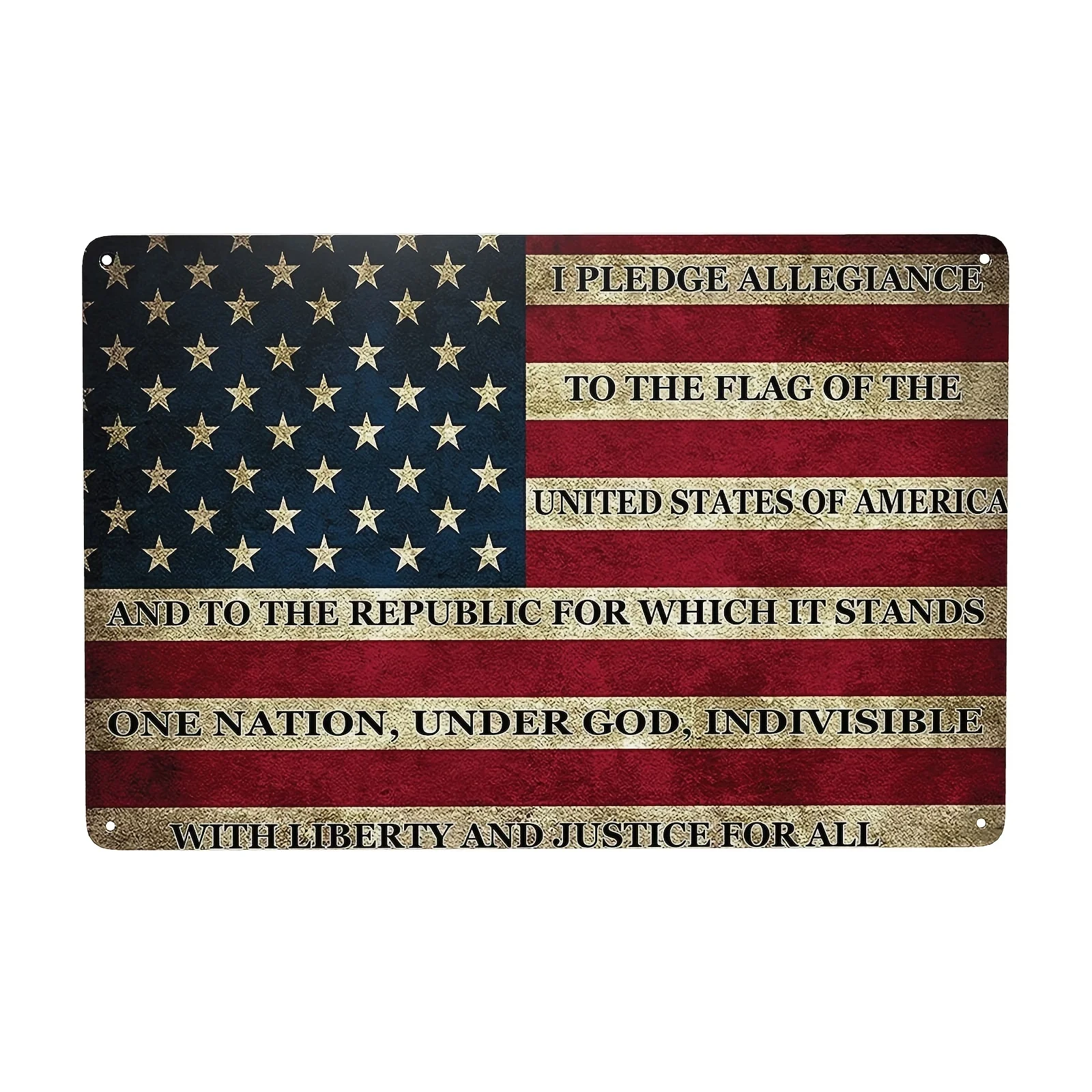 

Metal Sign Decor USA American Flag Metal Tin Sign Wall Decor Man Cave Bar US United States Rustic Metal Sign