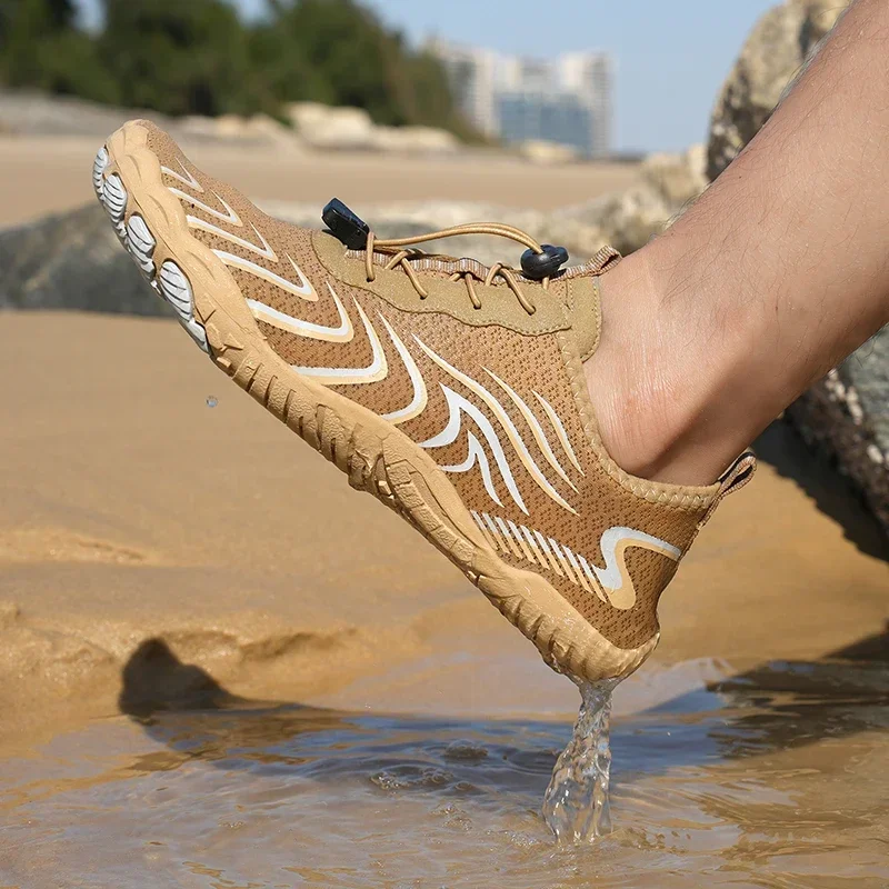Men Beach Barefoot Aqua Shoes Women Water Shoes Gym Sports Surfing Diving Swimming Snorkeling Yoga River Wading Boots