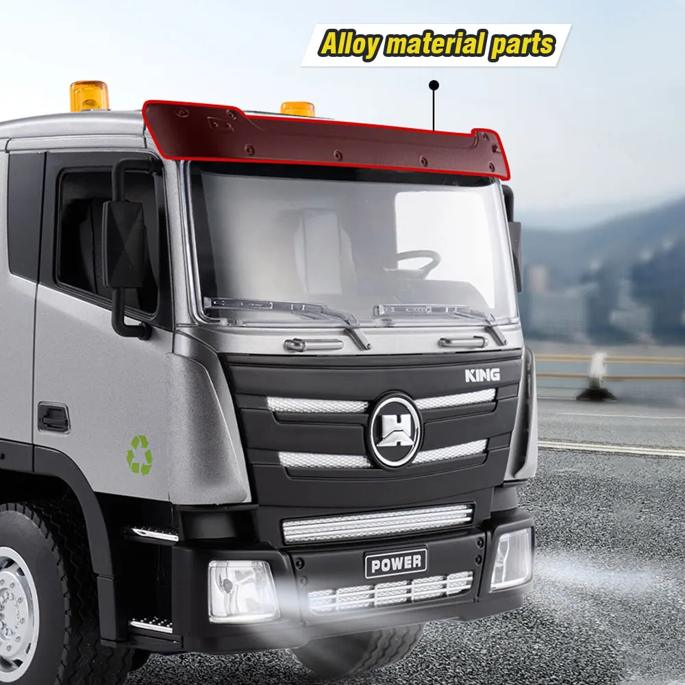 Alloy Remote Control Truck with Spray Gun for Kids