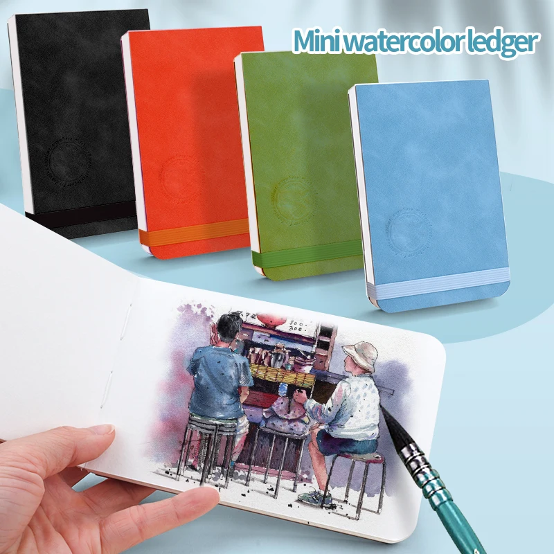 MIKAILAN Watercolor Drawing Notebook Sketch Handbook Pad Sketching Paper For Student Artist Painting Art Supplies 30sheets 300g 2
