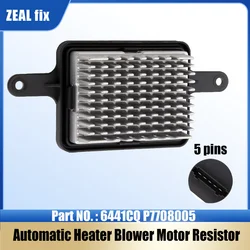 Auto Climate Control Blower Motor Heater Resistor P7708005, 6441CQ For Peugeot 3008 5008 Citroen DS5 Car Accessories