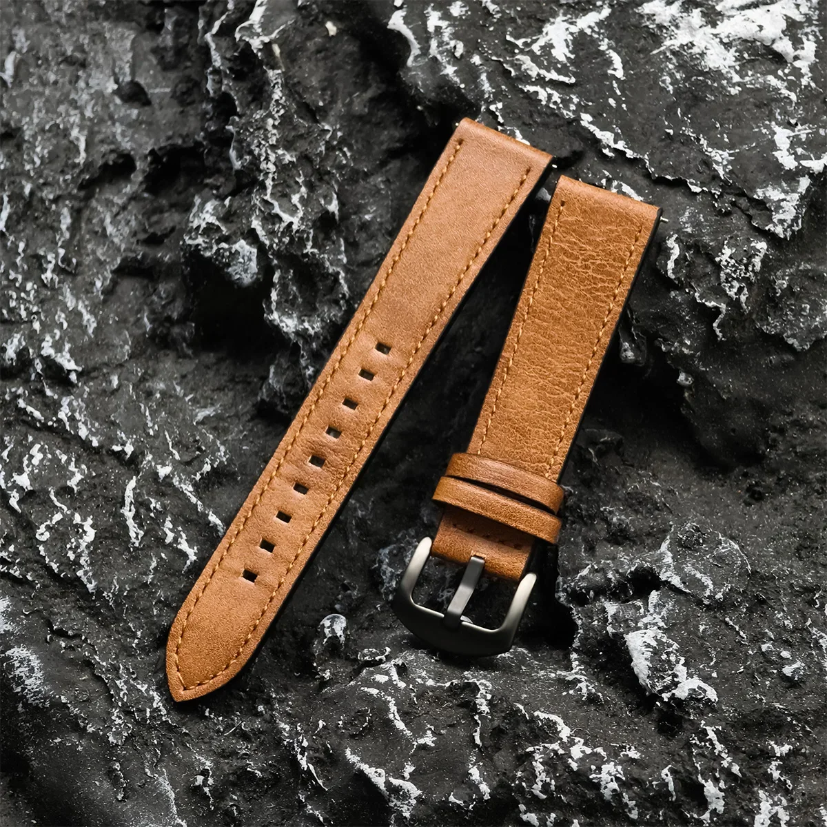Unique Amazing Leather 22 mm Watch Strap 123.18.35.20.56.001_K0018219 main image 0