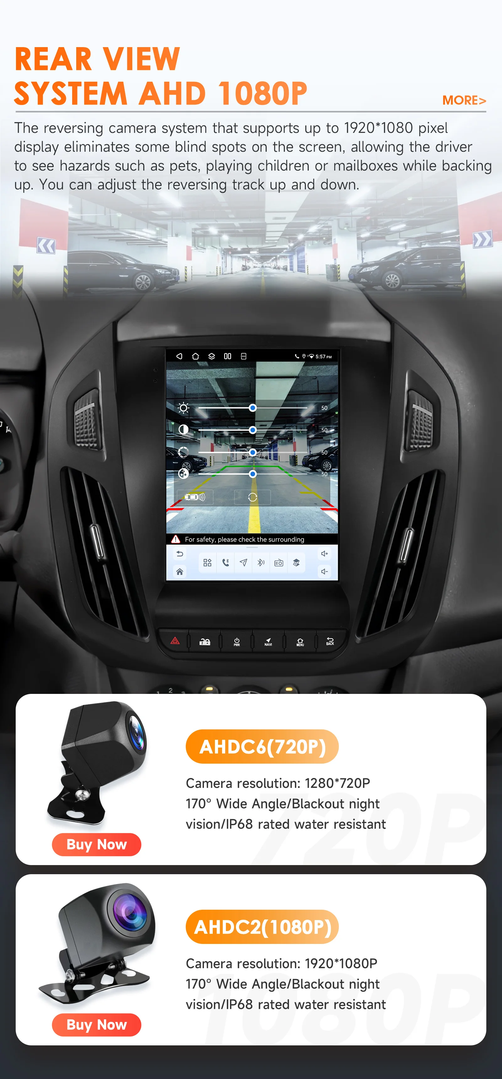 360-Grad-Kamera 9,7-Zoll 2Din Android 14 Autoradio für Ford Tourneo/Transit Connect 2013 - 2018 Auto-Multimedia-Stereo Carplay Autoradio – Detail 37