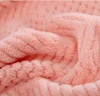 Large Coral Velvet Bath Towels, Soft Face Towel, Absorbent Shower Robe for Home, Spa and Beath, 140x70cm 4