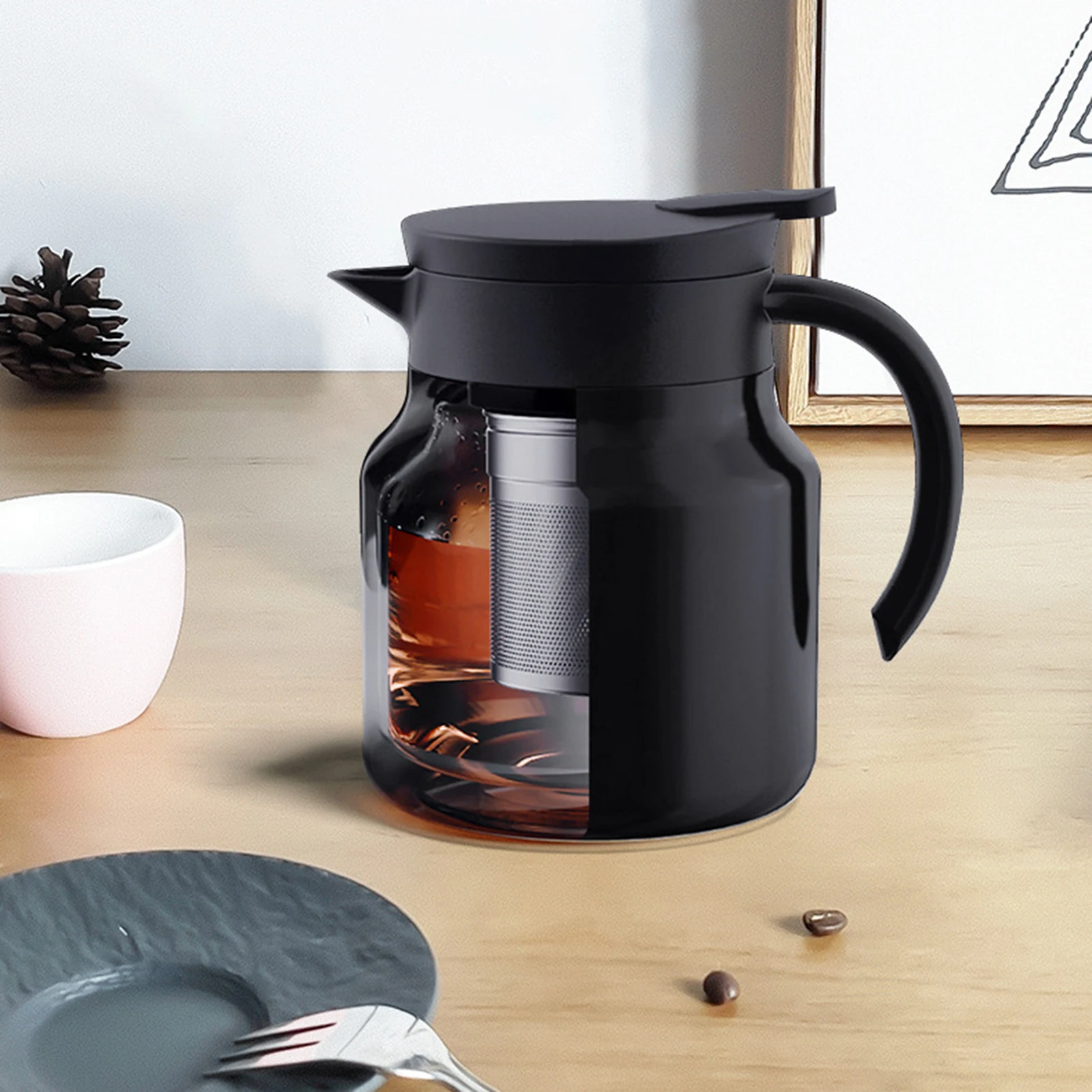 Vacuum Flask Tea Pot Marine Grade Stainless Steel 800Ml