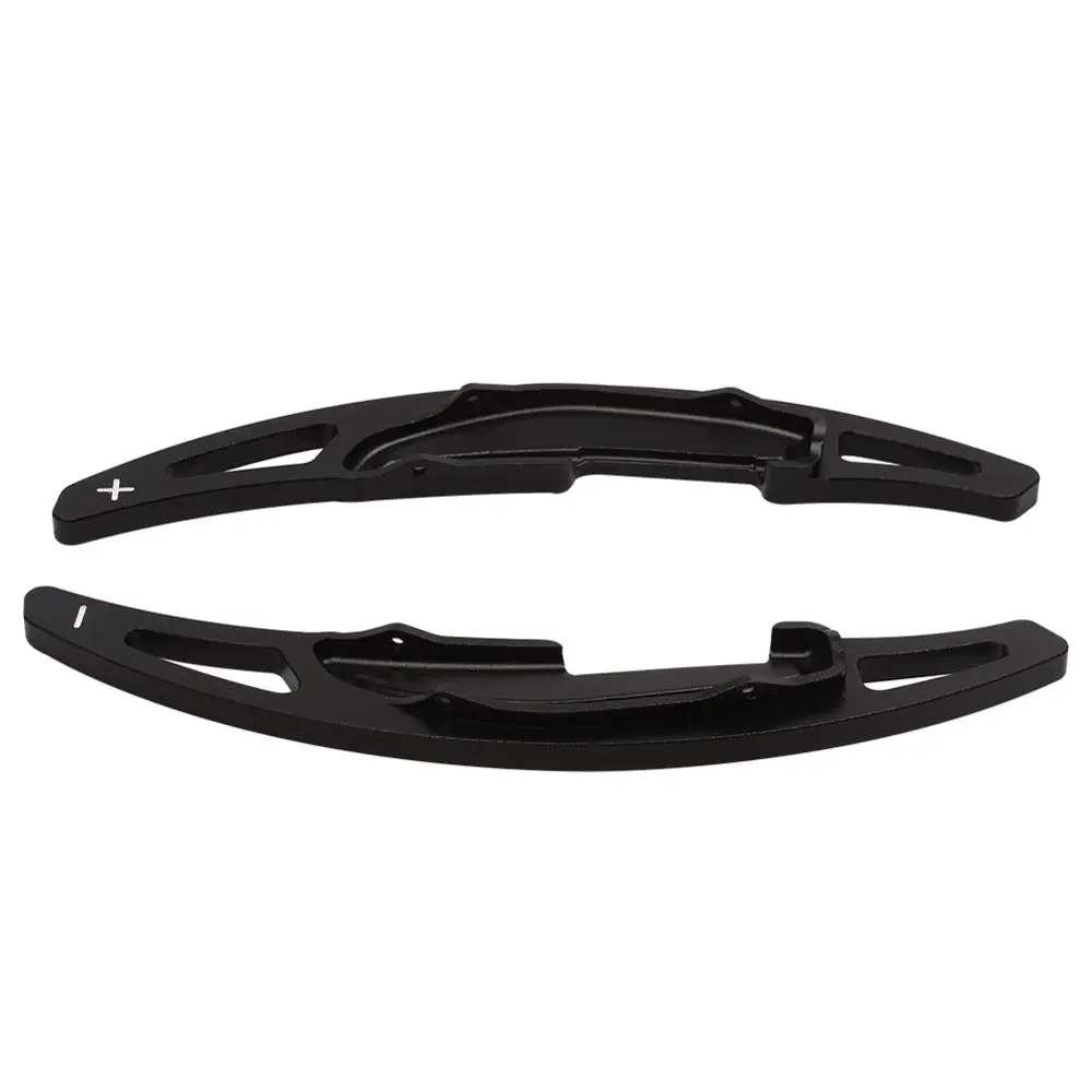 Premium Aluminum Alloy Car Steering Wheel Paddle Shifter Extension - Set of 2