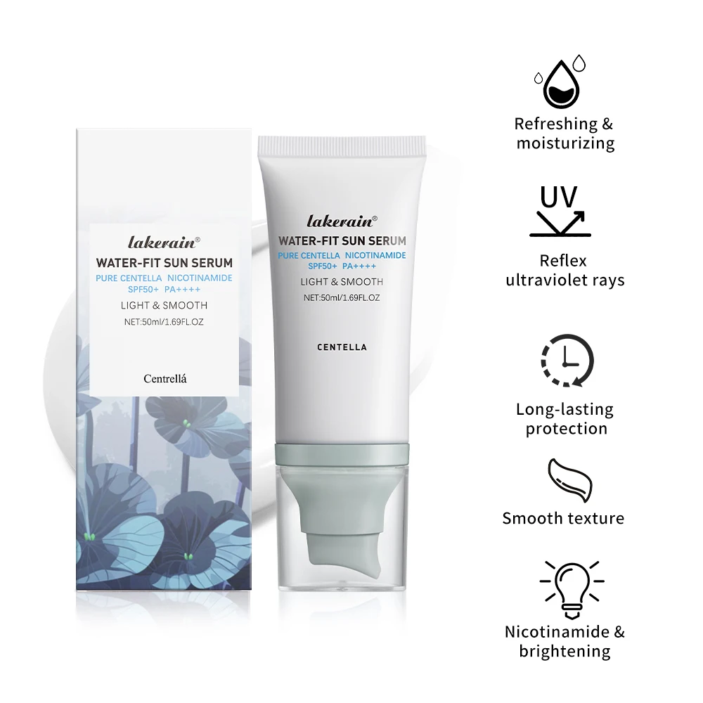 50+ Facial Sunscreen Centella Protector Solar Sunblock Skin Whitening Cream Korean Moisturizing Protector Care Body Sunscreen 3