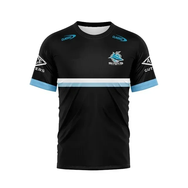 thumbnail image 1 of Camiseta POLO de rugby de los Cronulla Sharks 2023 personalizada para niños, mujeres y hombres, tallas: S-5XL (impresión de nombre y número personalizados), 1 of 4