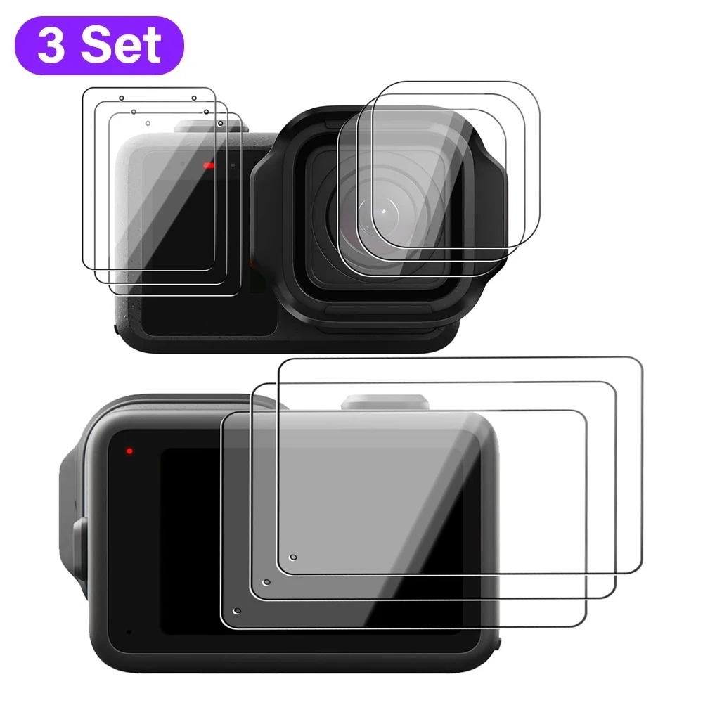 Ultra HD Anti-Scratch Screen & Lens Protector with HD Clarity Tempered Glass