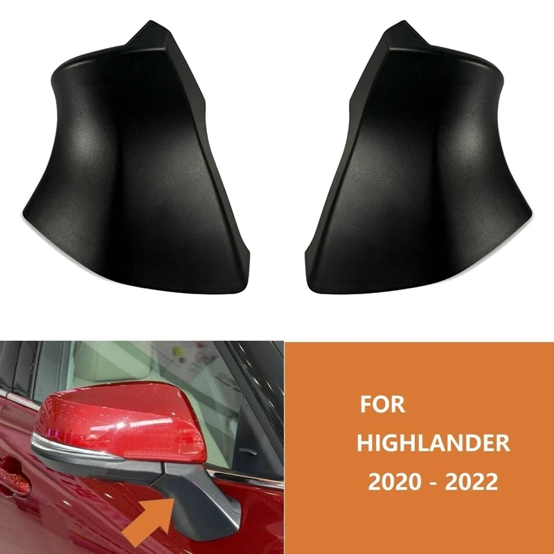 

1 Pair Car Accessories Car Styling Rearview Mirror Triangle Base Cover For Toyota Highlander 2020-2022