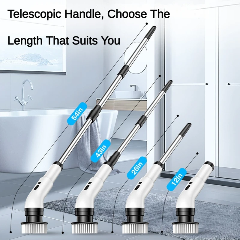 فرشاة تنظيف كهربائية لاسلكية 9 في 1 من Xiaomi، فرش...