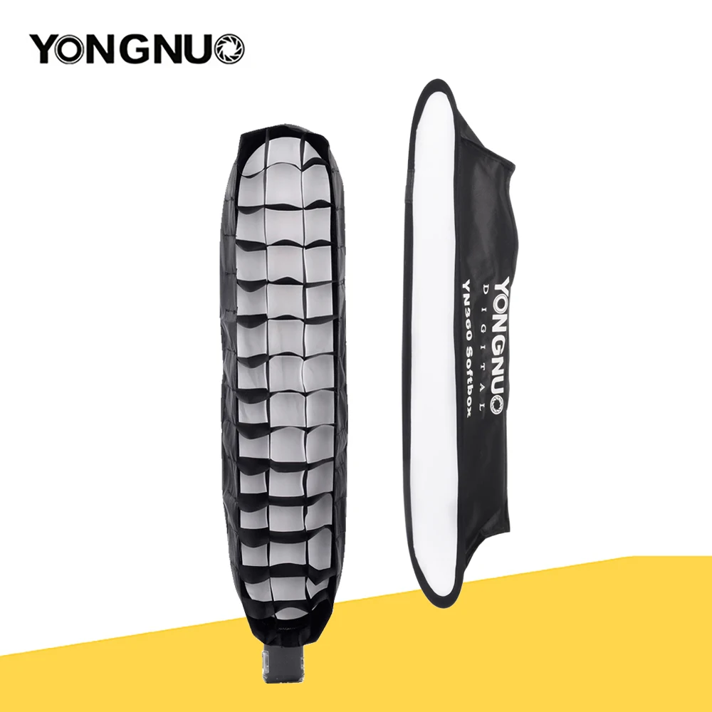 YONGNUO-LED 라이트 스틱 시리즈 소프트박스 사각형 허니콤 그리드 소프트박스 YN360 YN360S YN360III ..