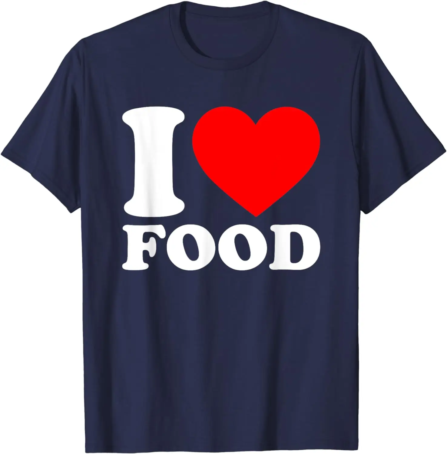 

2024 New Arrival I Love Food T-Shirt For Unisex