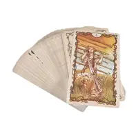 Tarot Mucha Cards Tarot Deck Card Game Toy Tarot Divination Card Game Board Guidance Divination for beginners with guidebook 2