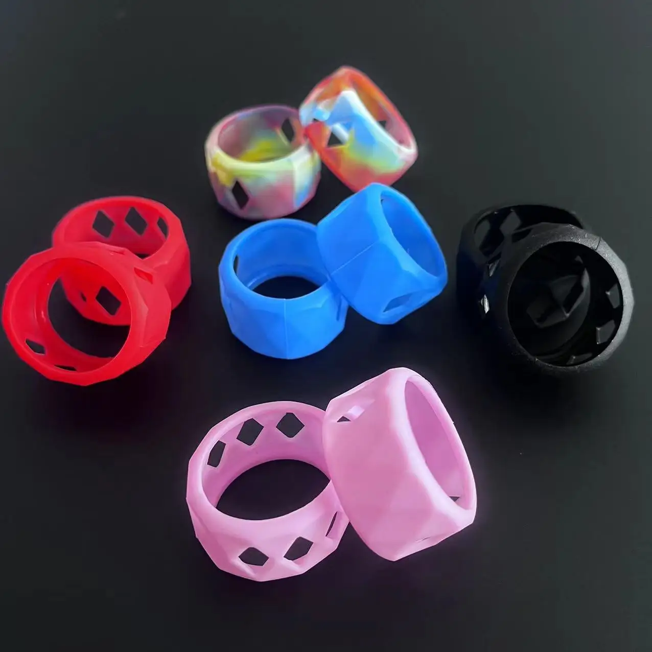 Silicone Rubber Caps Rubber Caps Floor Protector Caps Bubble Glass Cups Glass Protector Silicon Cover for Dead Rabbit V1 v2 / Dead Rabbit 3 Normal Bulb Straight Spare GLASS CUP