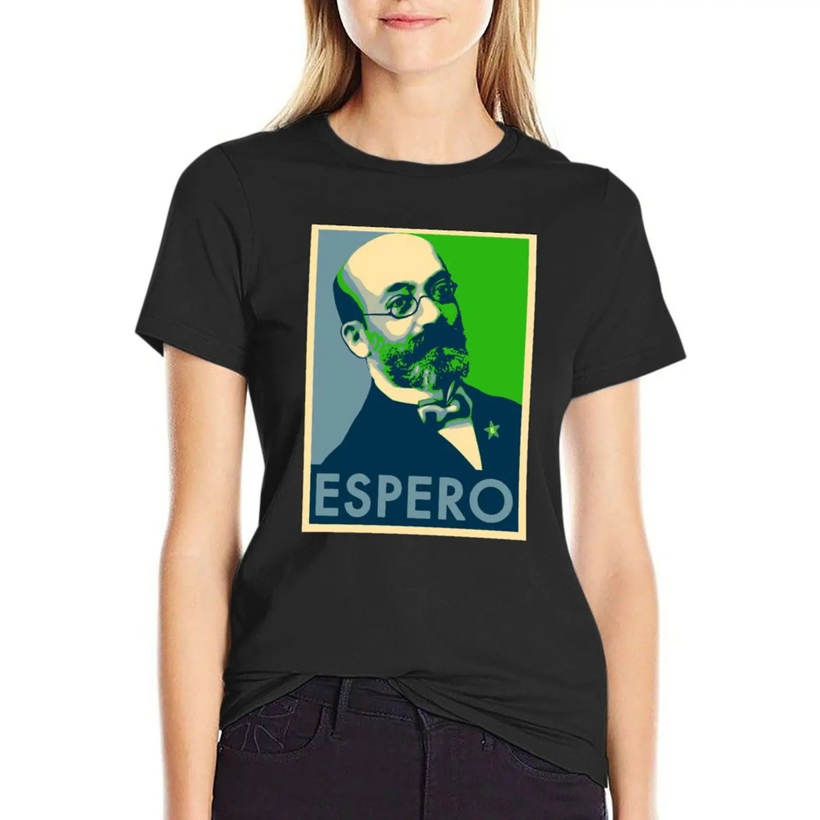 

Espero - L. L. Zamenhof T-shirt cute tops funny woman t shirt