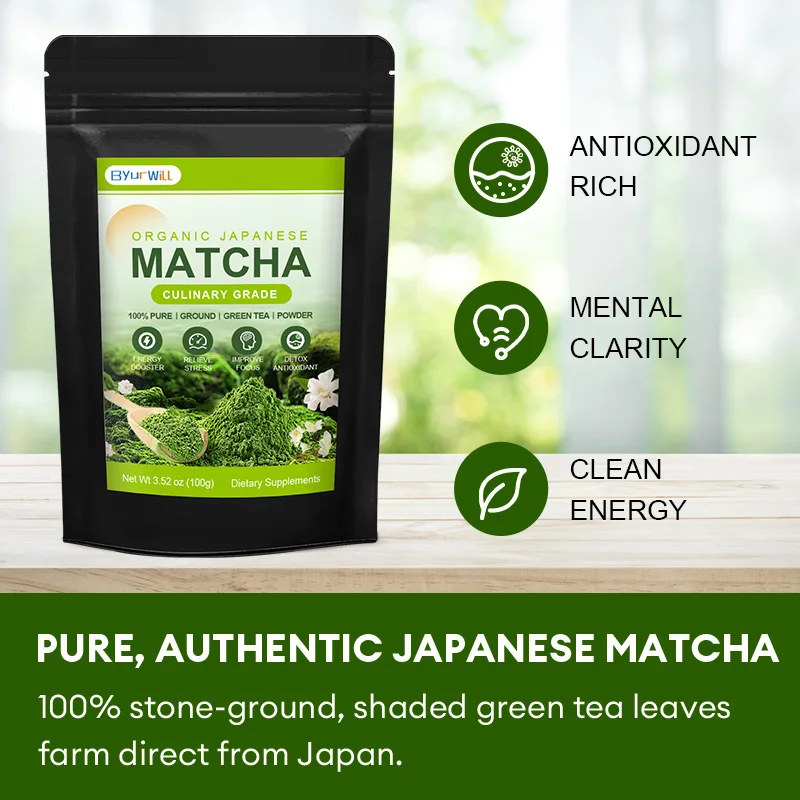 Digestive Enzymes Supplement Break Down Fat Original Pure Matcha for Burning Fat Control Appetite & Weight Gut Health