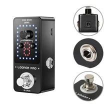 

Guitar Looper 40 Mins 9 Wave Slot Recording Time Loop Mini Effect Pedal Guitar Tuner USB Charging Portable Electric Guitar Pedal