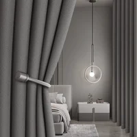 Full Shading Installation Curtains for Living Dining Room Bedroom Soundproof Hook Type Thickened High-end Sunshade Cloth 1