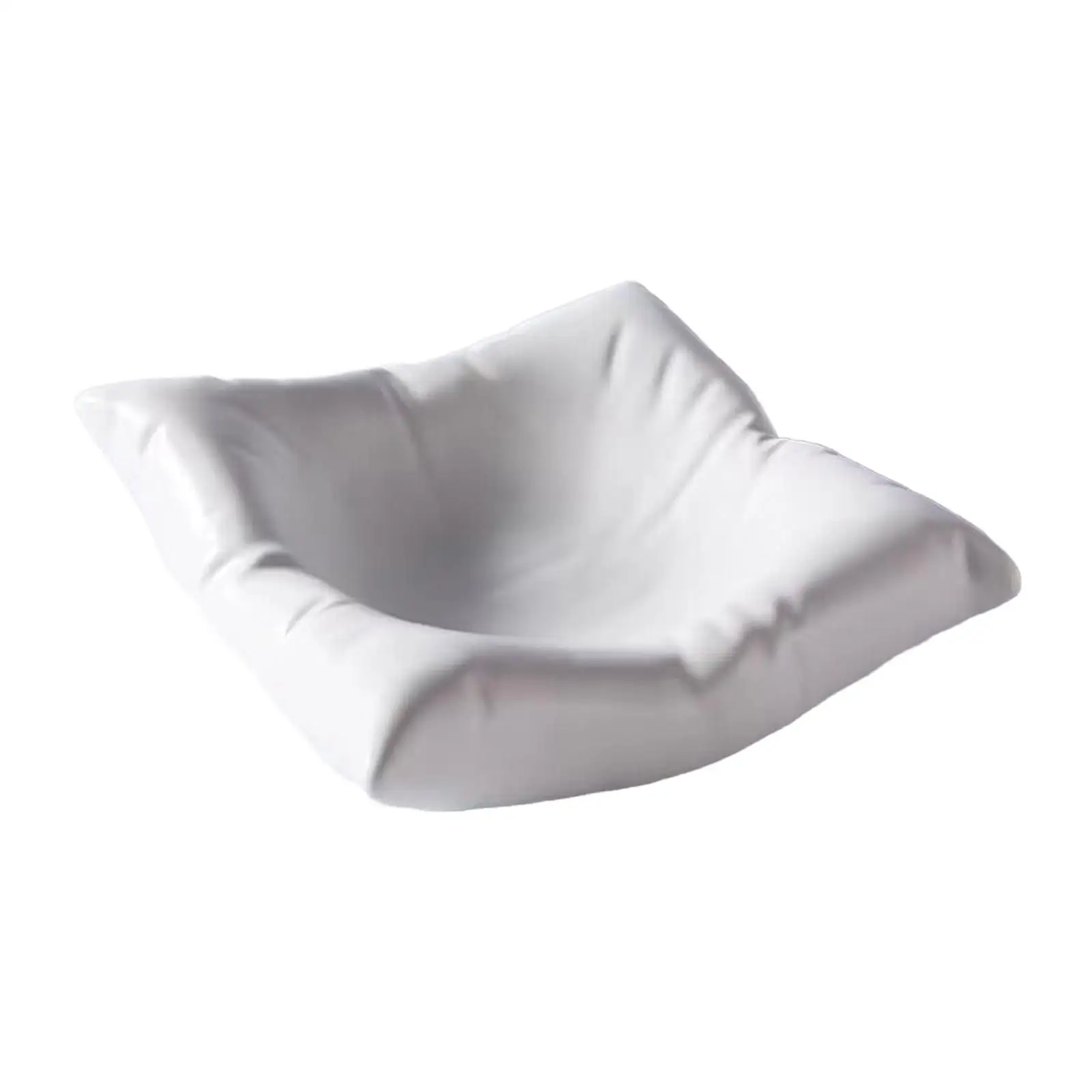 Ceramic Dinner Plate Dinnerware 8in Elegant Sauce Tray Appetizer Dish Western Food Plate Irregular for Desktop Parties Salad