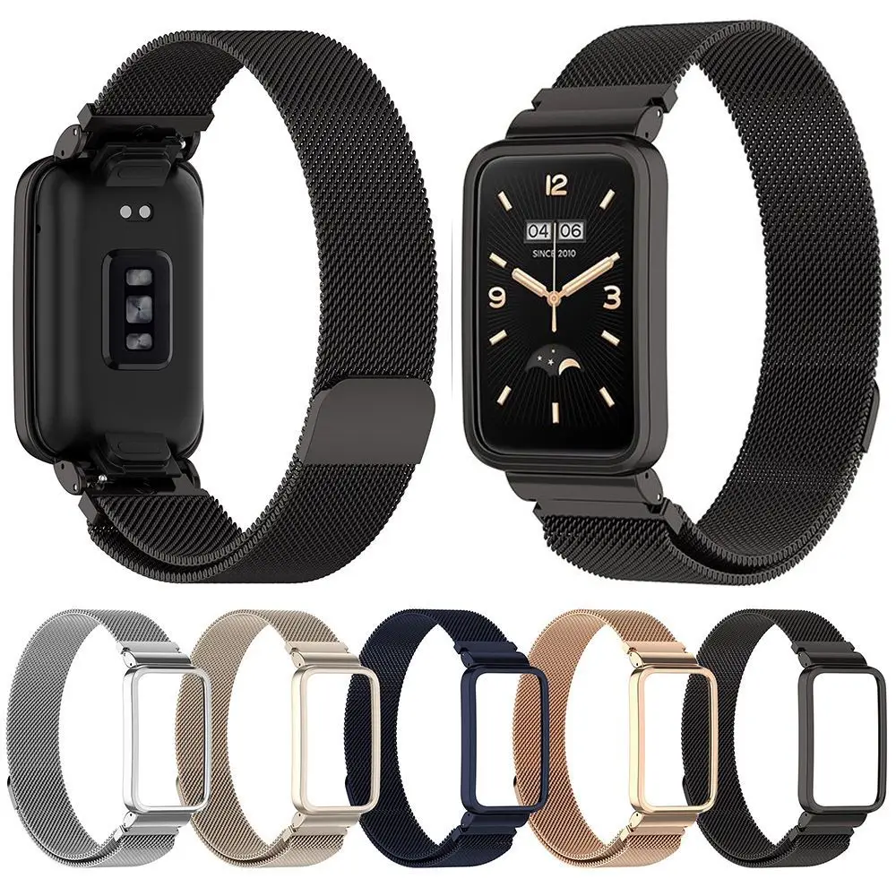 1 Pezzo Cinturino per Smartwatch in Maglia Metallica Unisex, Adatto per