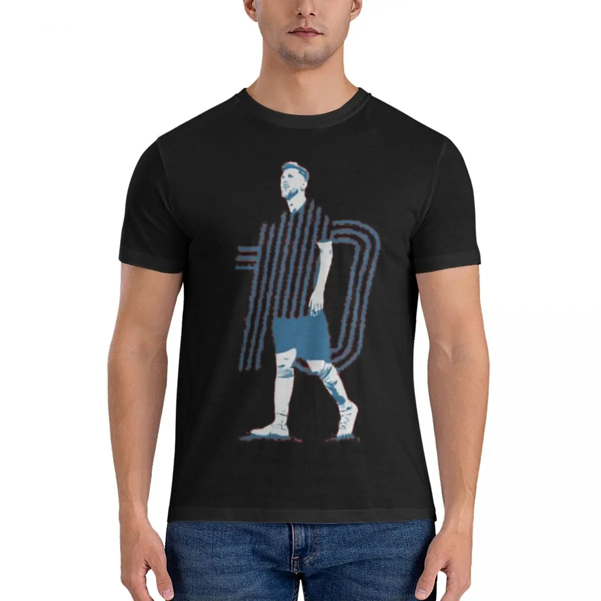 Celebration Ici Ed Andrmuslims E Messi E Argentina No.10 Capra Caricatura 90 T-Shirt Per Adulti Fresh Tees Classic