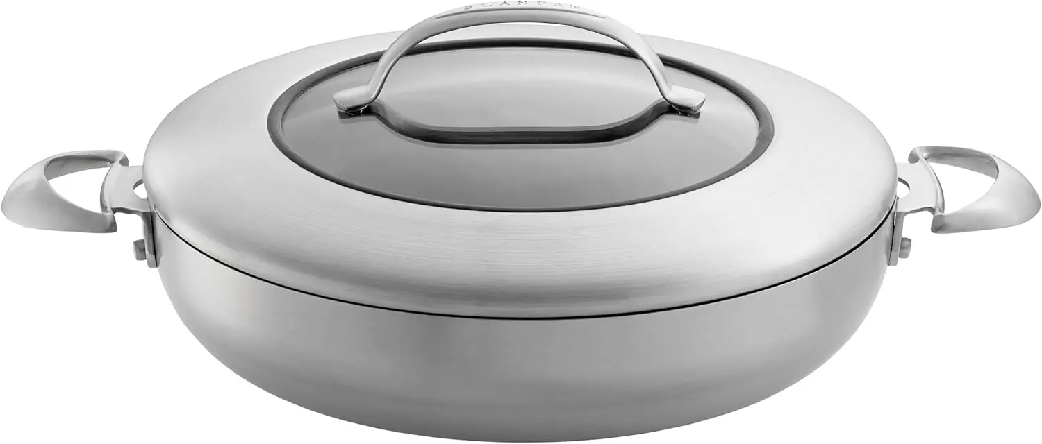 Nonstick Cov. Chefs Pan, 5.25qt/12.5in/32cm, Induction Suitable 2