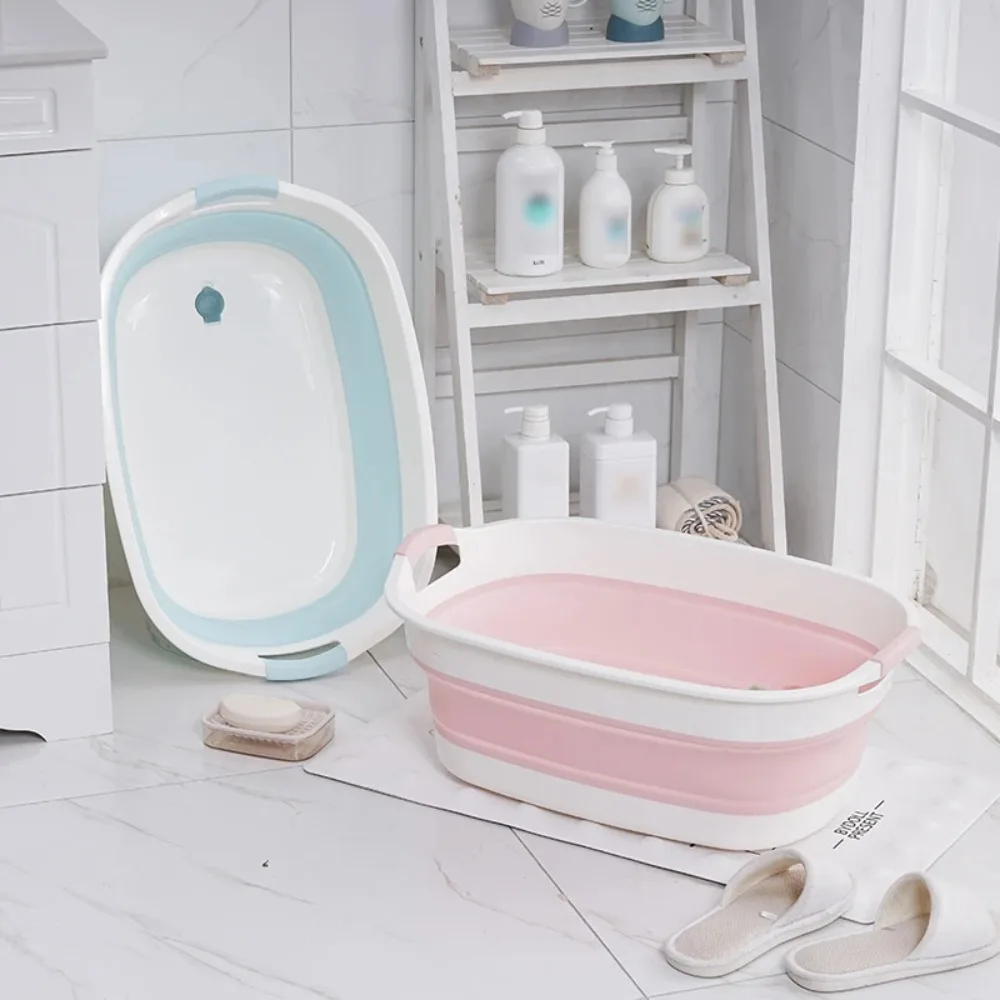 

Portable Newborn Baby Folding Bath Tub Baby Swim Tubs Foldable Washing Non-Slip Bathtub Children Kids Bath Tub Security Spa