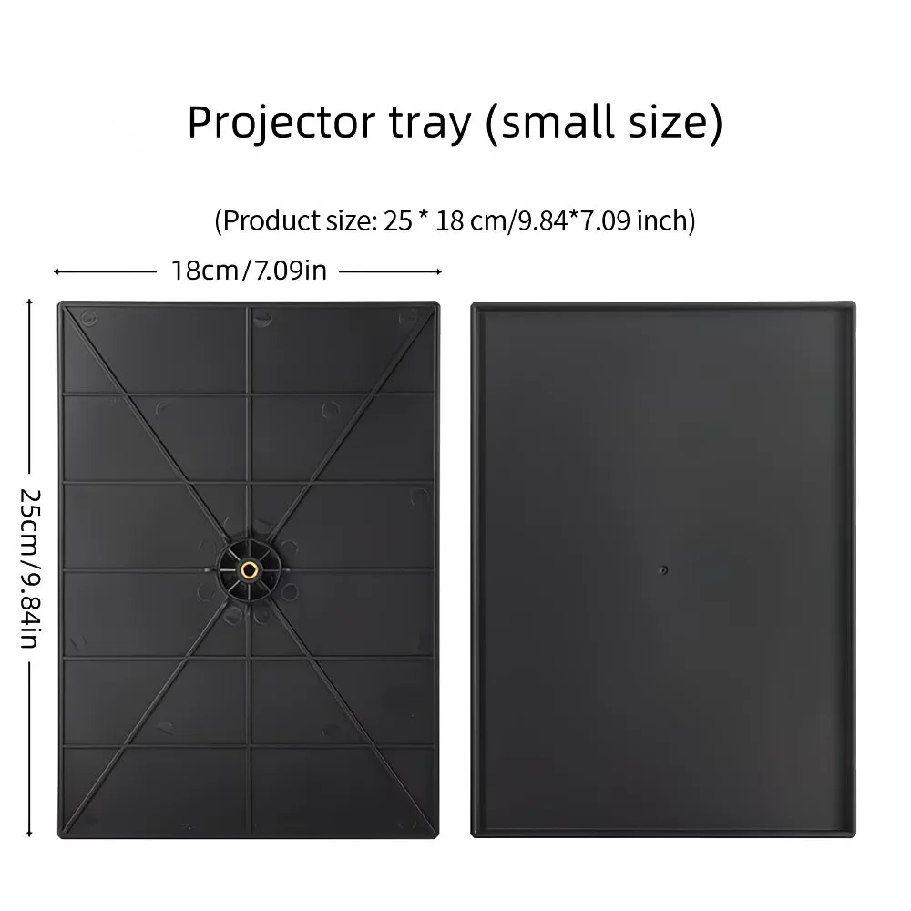 Projector stand, 30*23cm tray support, four heights available, suitable for different sizes of projectors, height adjustable - 6