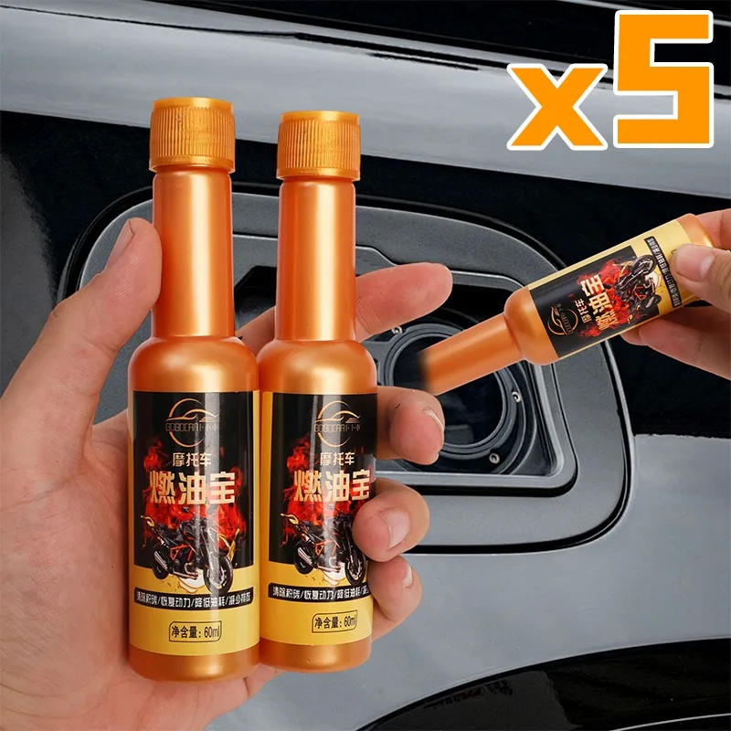 60ml Motorcycle Fuel Additive Remove Engine Three Way Catalytic Converter Carbon Efficiency Enhance Agent
