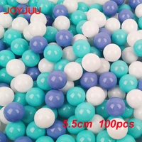 Colors Plastic Balls for Baby Water Pool Ocean Wave Kids Swim Ball Pit with Basketball Play House Outdoors Tents Toy 5.5CM100pcs 1